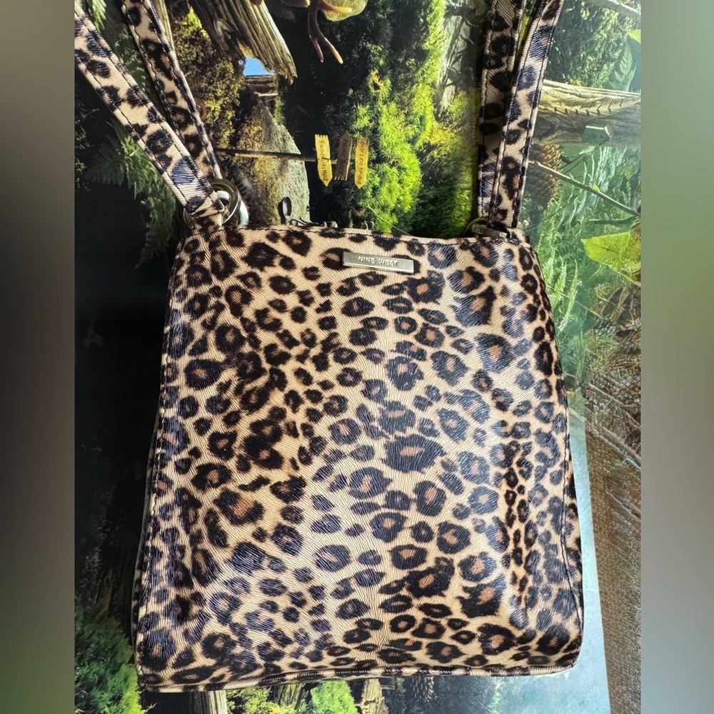 Nine West Leopard Bag Purse Sholder Bag New NWT